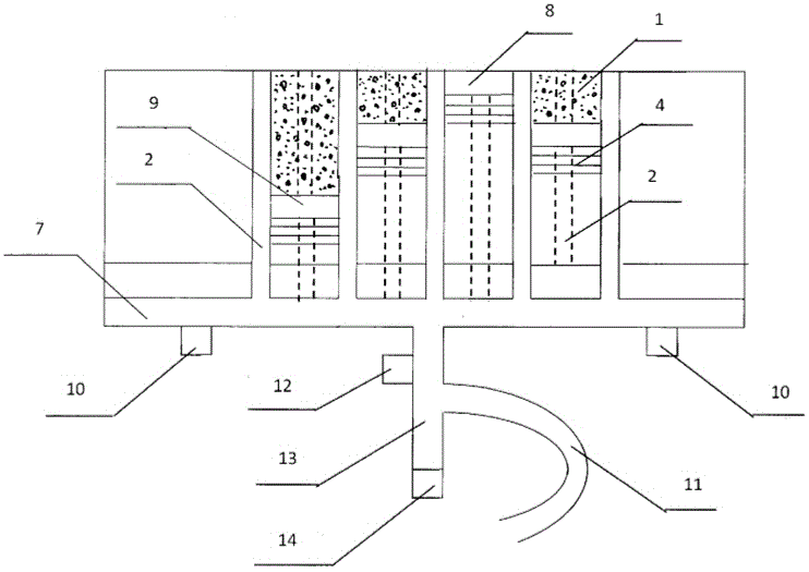 Non-pillar sublevel mining cemented filling mining method