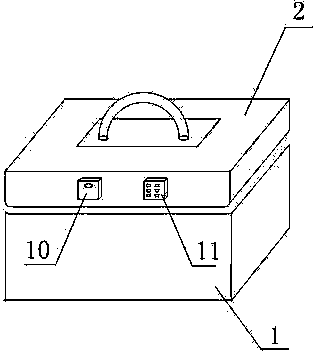 Intelligent fingerprint password lock