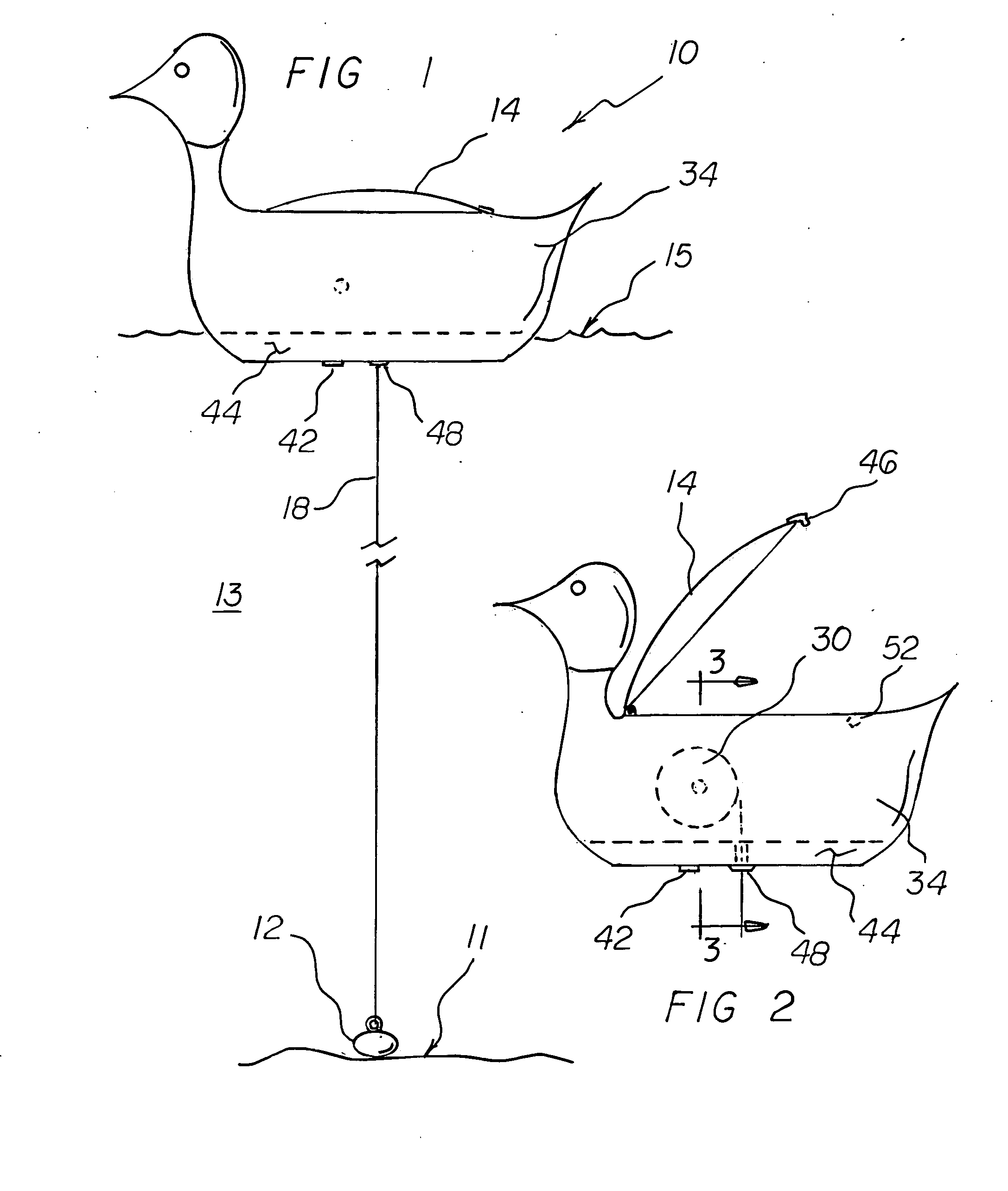 Decoy duck apparatus