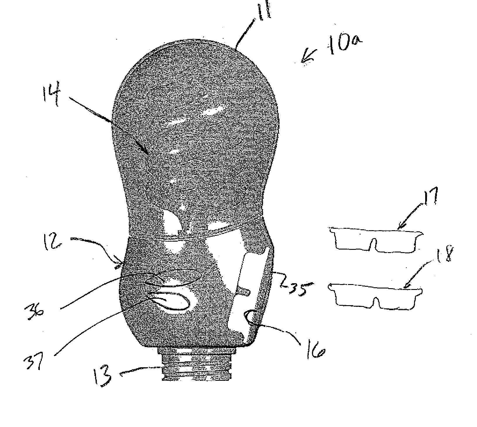 Combination Light Device with Insect Control Ingredient Emission