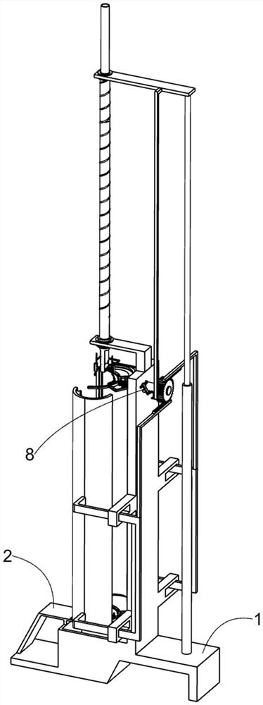 Device for removing solidified oil stains on inner wall of petroleum pipe