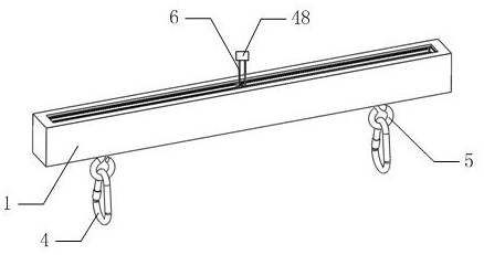 Hoisting device for green building assembly type building assembly wallboard