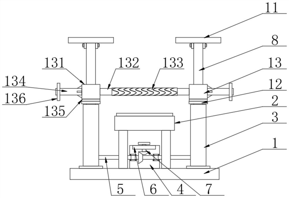 Fitness weightlifting bed with self-adaptive and adjustable height