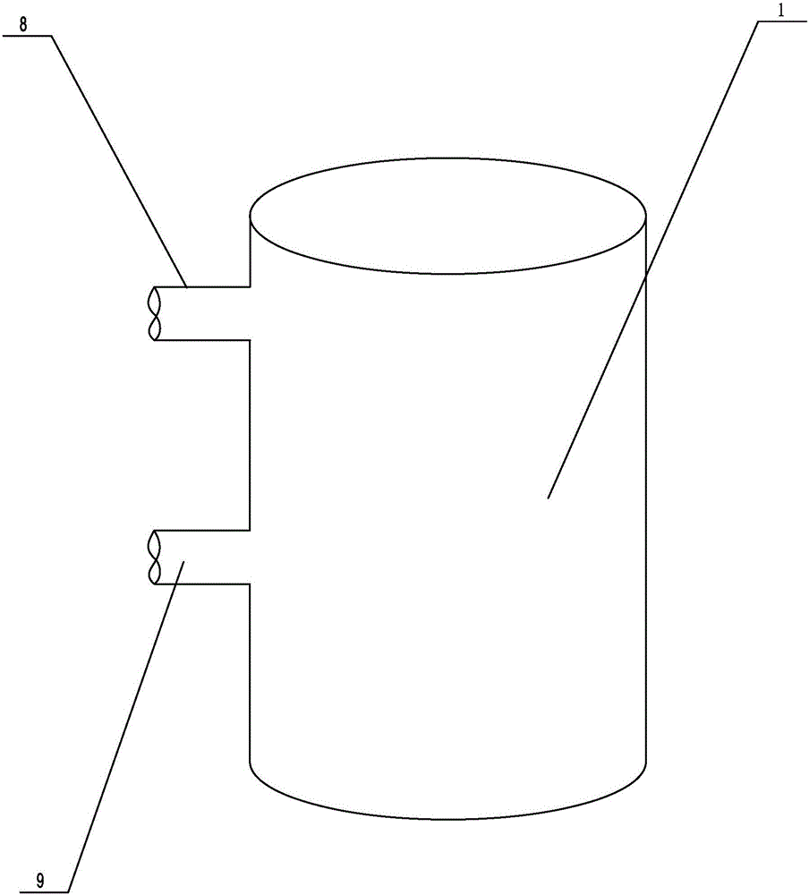 Rotating injection type oil mixing device