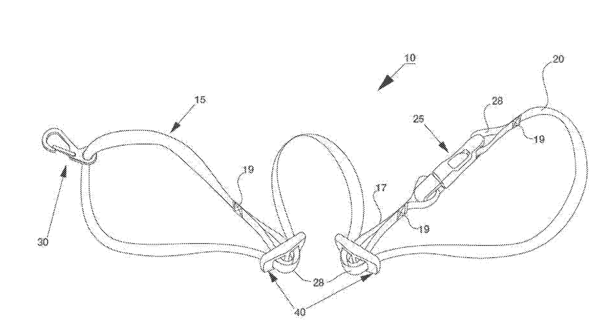 Quick-release securing device