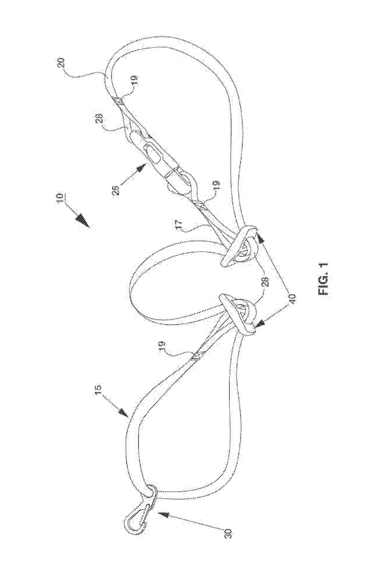 Quick-release securing device