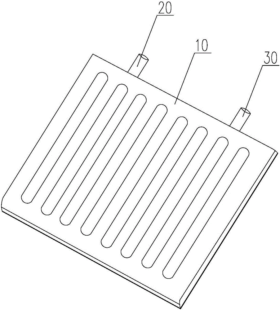 Whole flow passage magnetization showering heat recovery plate