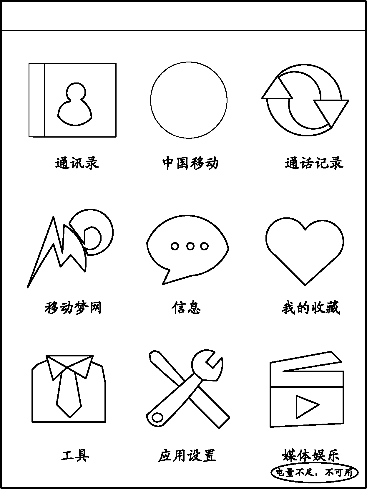 Method and system for indicating service condition of application program, and mobile terminal