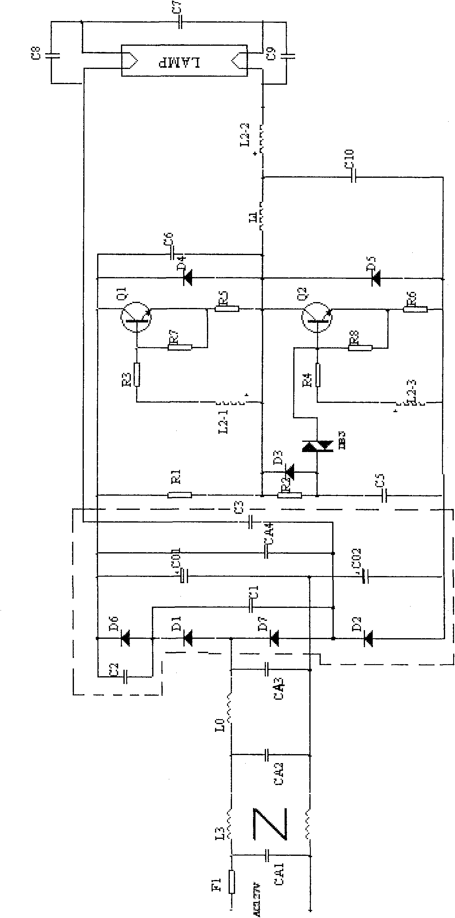 110V passive high-power factor circuit