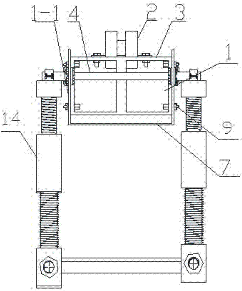 A modular variable-span variable-amplitude large-scale vibrating screen