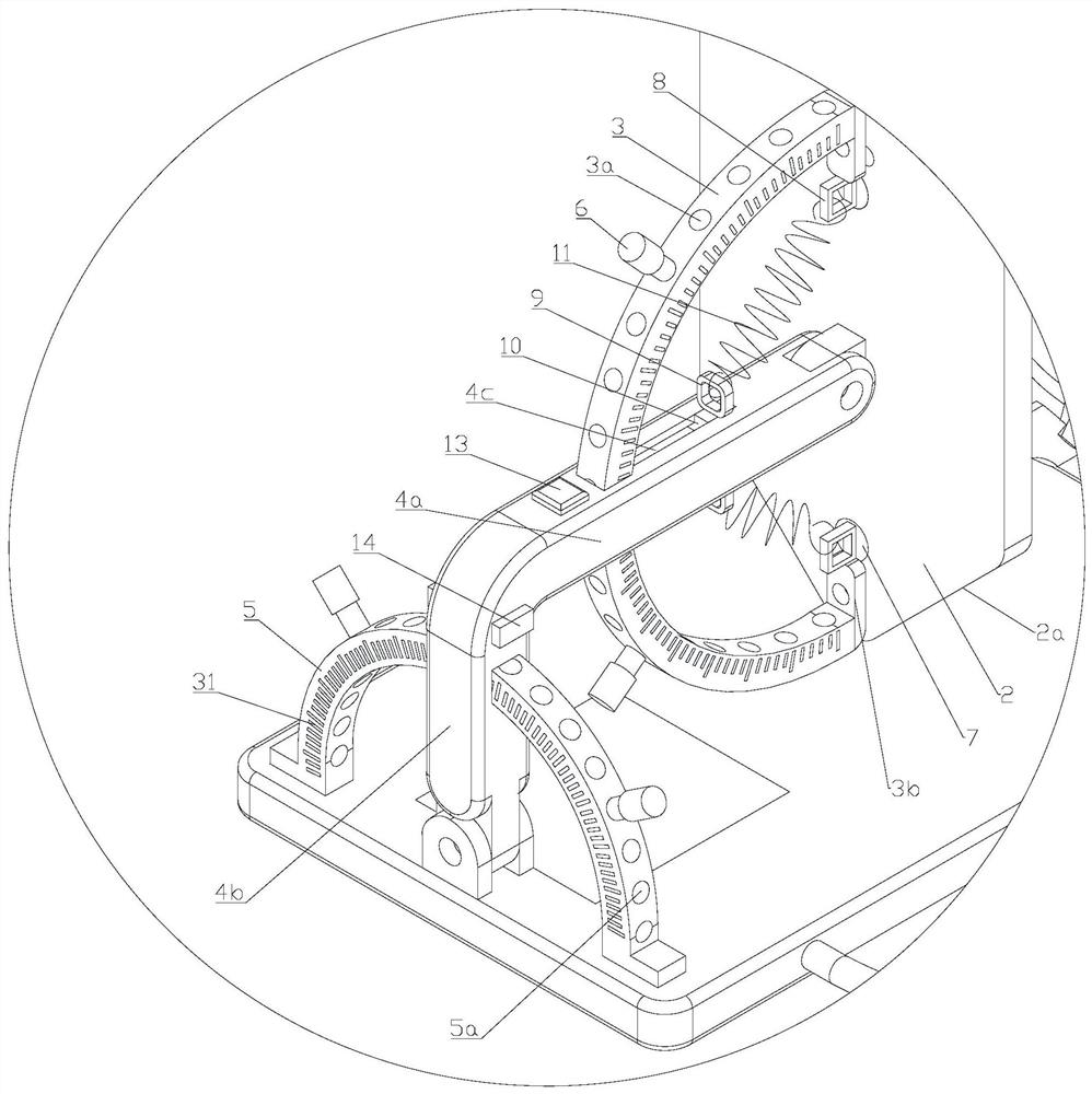 Medical ankle pump rotating exercise device