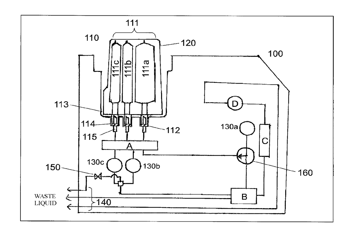 Reagent supplying device