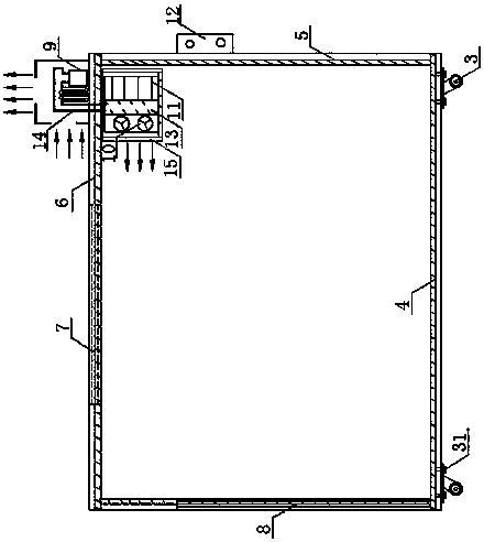 Static and dynamic test device for anchorage structure of slope in cold area, as well as assembly and test method of static and dynamic test device