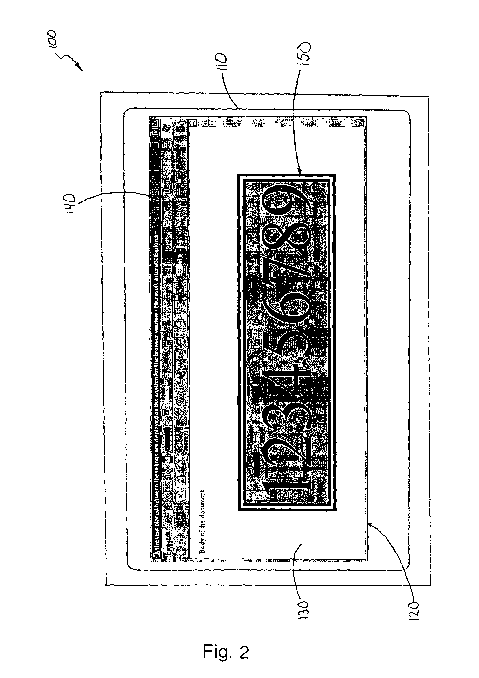 Method and apparatus for dynamically displaying real world data in a browser setting