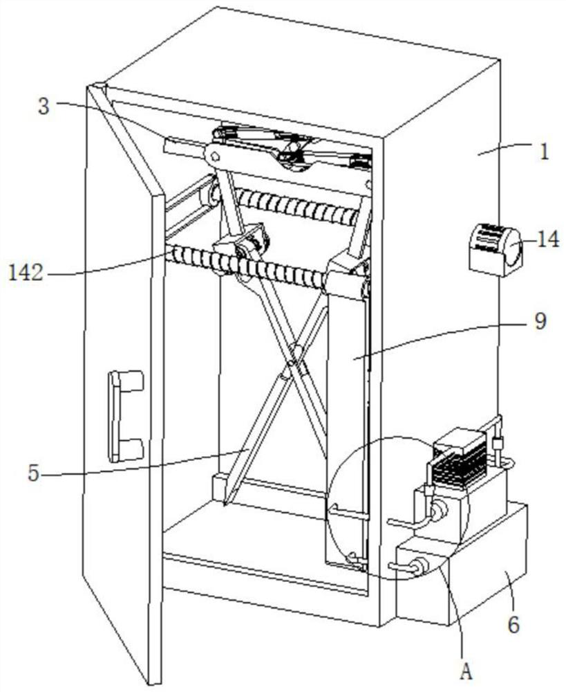 Alternating-current cleaning type medical instrument disinfection equipment