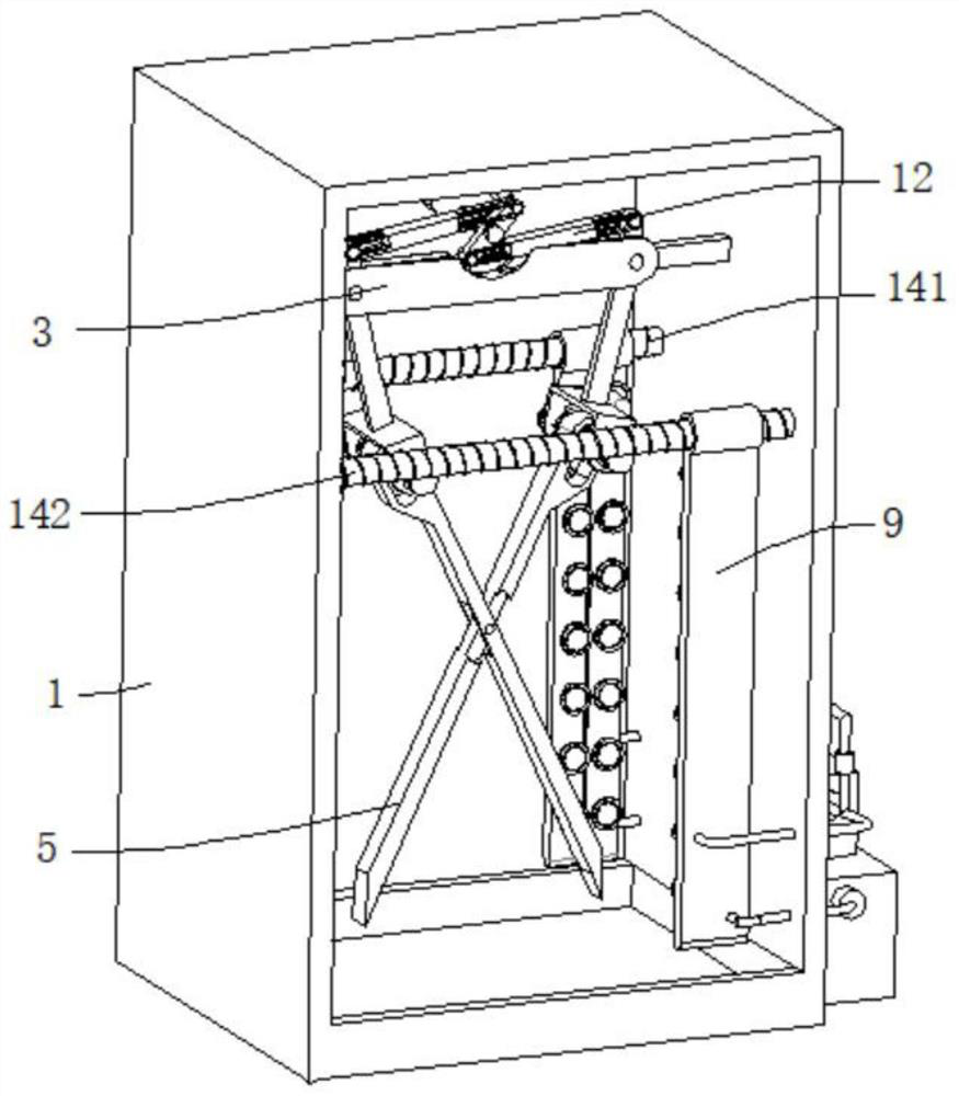 Alternating-current cleaning type medical instrument disinfection equipment