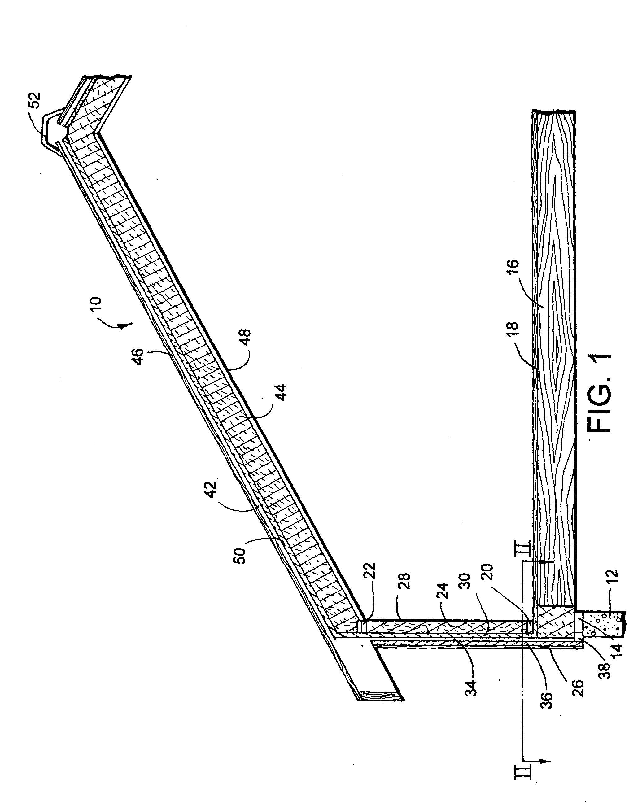 Vented insulated building