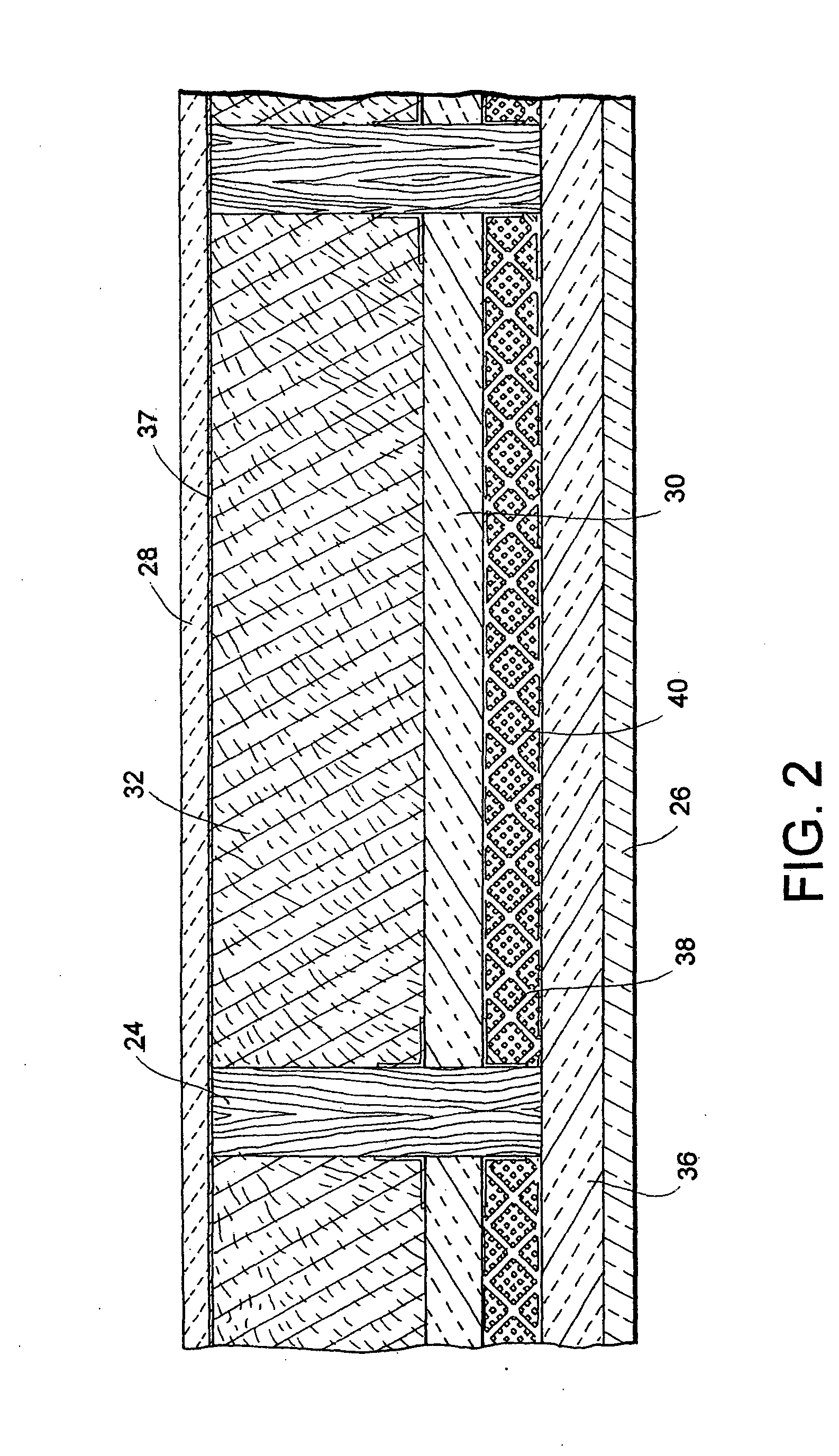 Vented insulated building