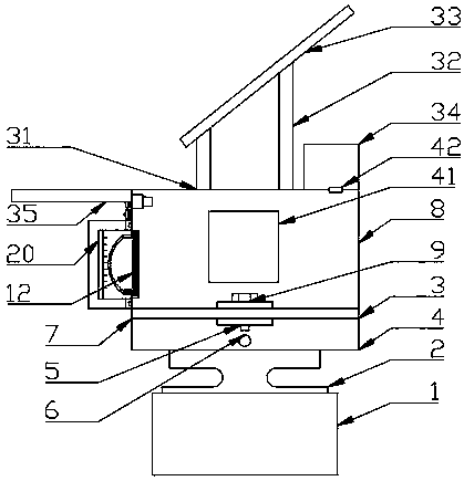 Energy-saving type railway signal lamp with cleaning function