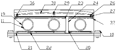 Energy-saving type railway signal lamp with cleaning function