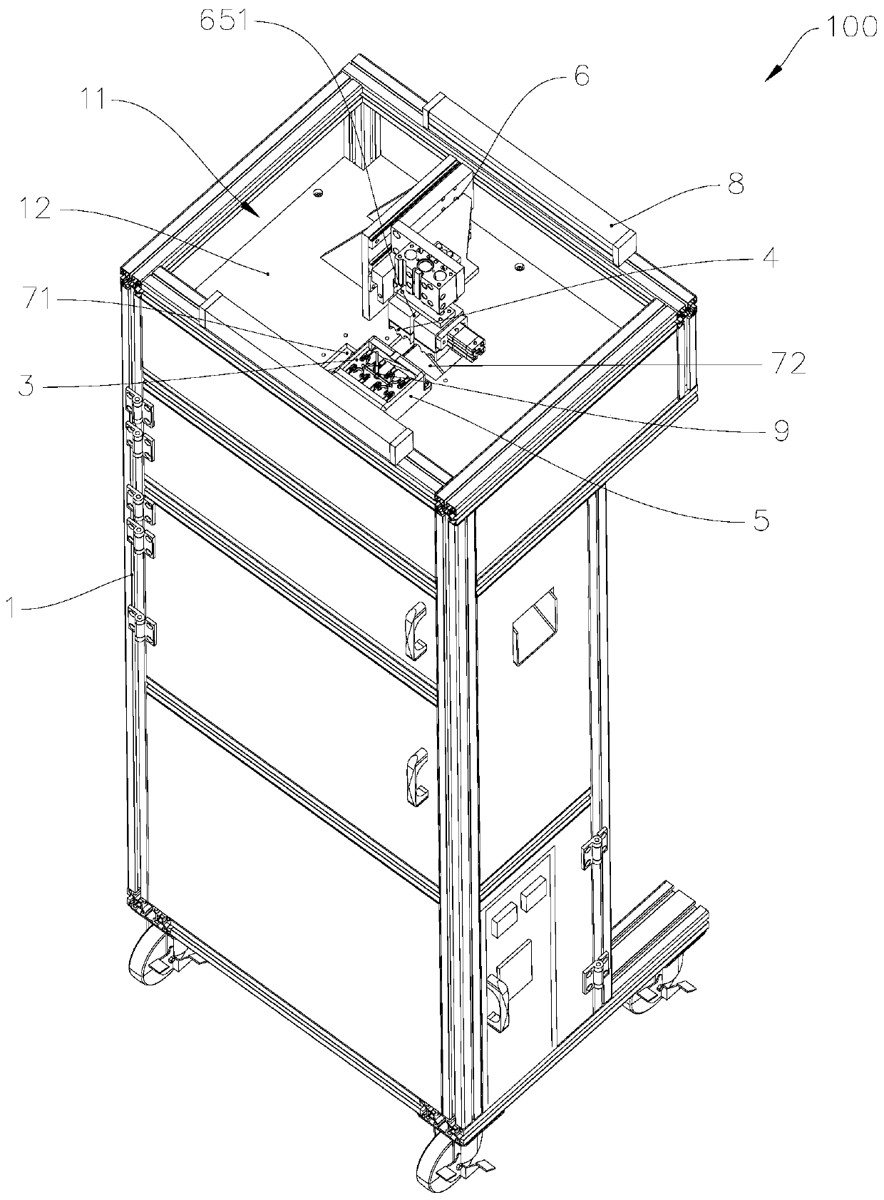 Ultrasonic water gate removing machine