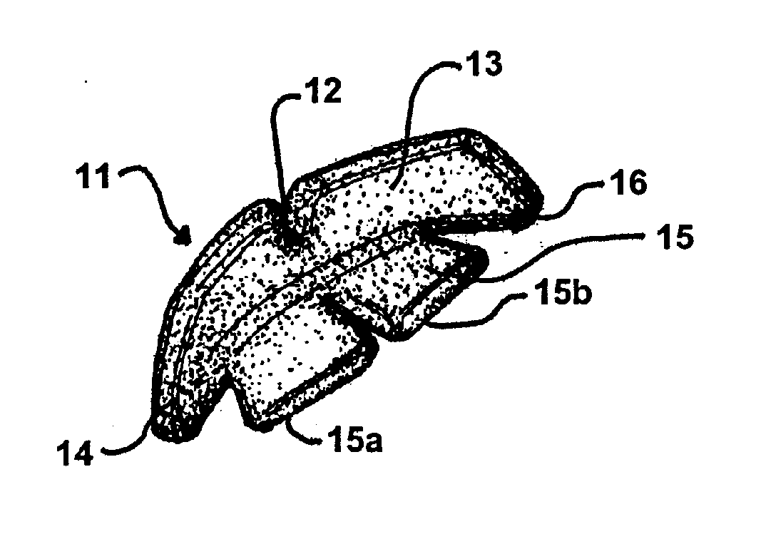 Molded foam mouthguard