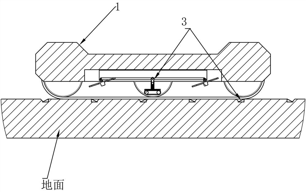 Laser navigation unmanned trolley for intelligent logistics and navigation method thereof