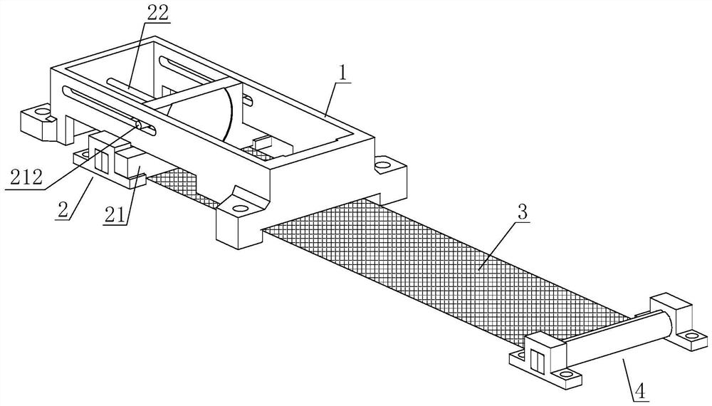 Prestressed anchoring device for concrete bridge and construction method of prestressed anchoring device