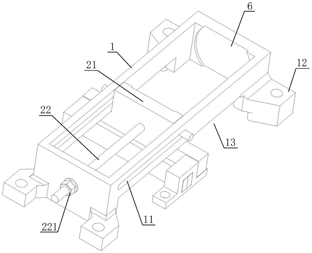 Prestressed anchoring device for concrete bridge and construction method of prestressed anchoring device