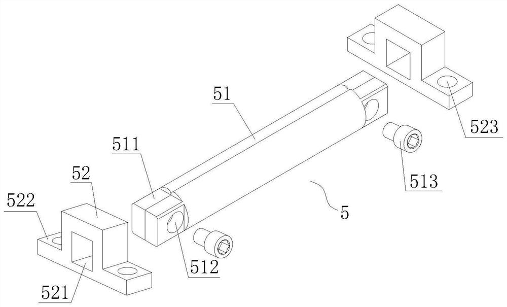 Prestressed anchoring device for concrete bridge and construction method of prestressed anchoring device