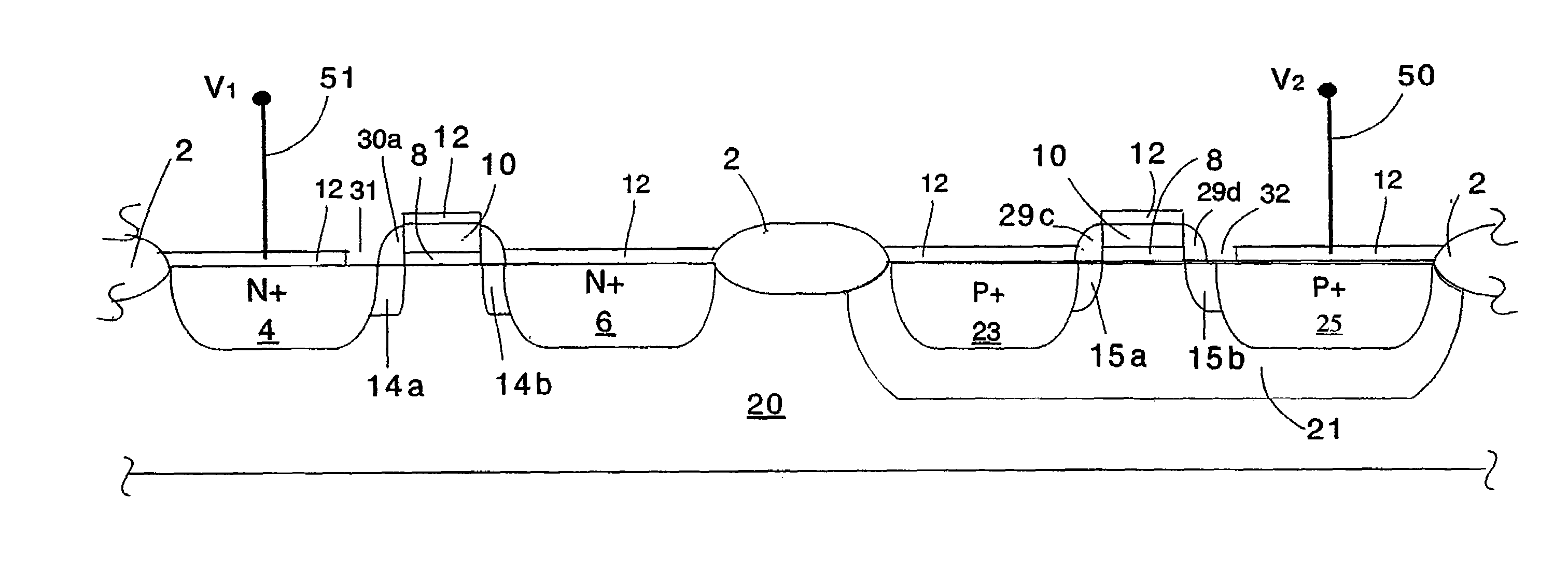 Symmetric non-intrusive and covert technique to render a transistor permanently non-operable