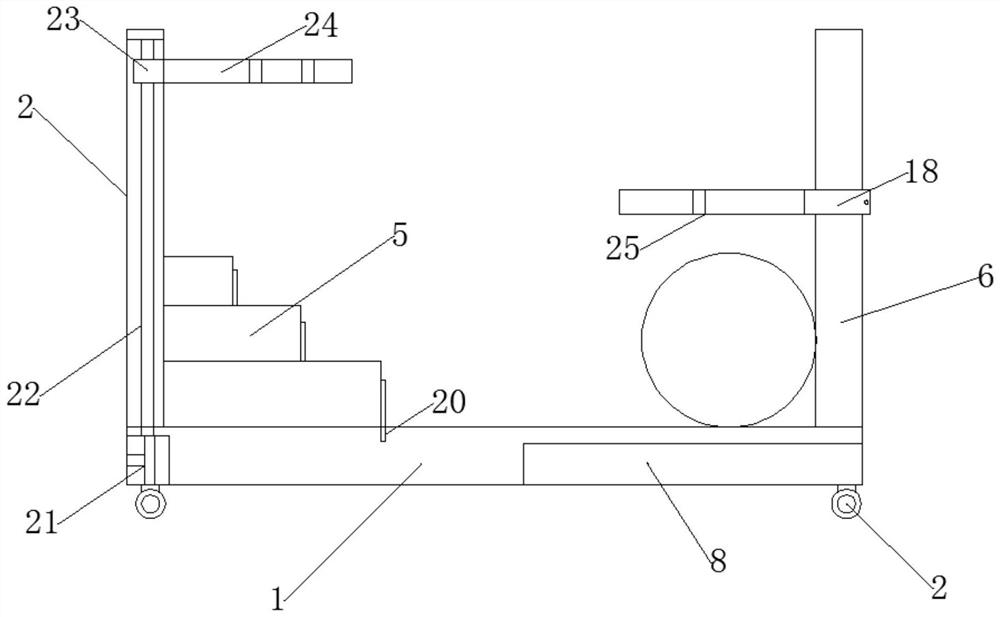 Multifunctional auxiliary device for obstetrics and gynecology department