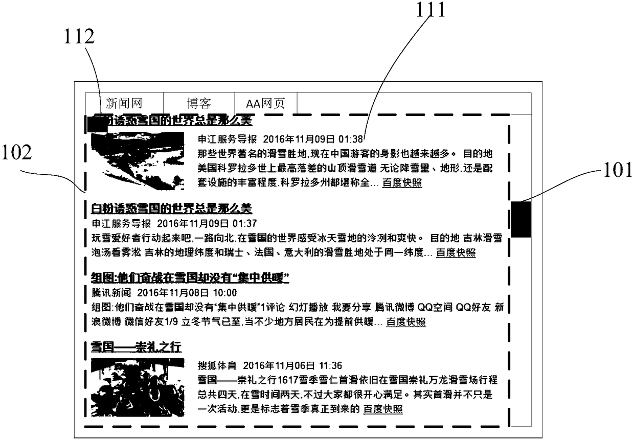 Page analysis method and device