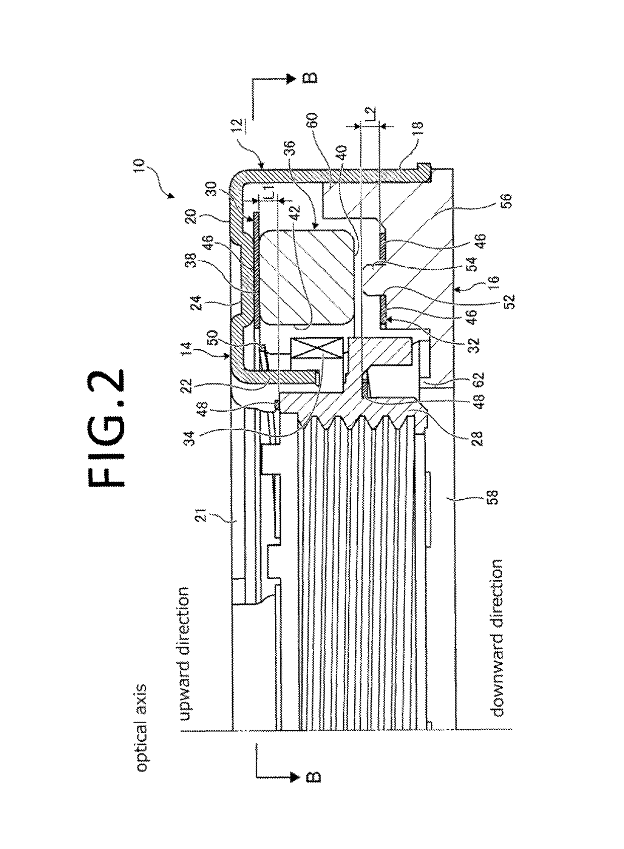 Lens driving device, camera device, and electronic apparatus