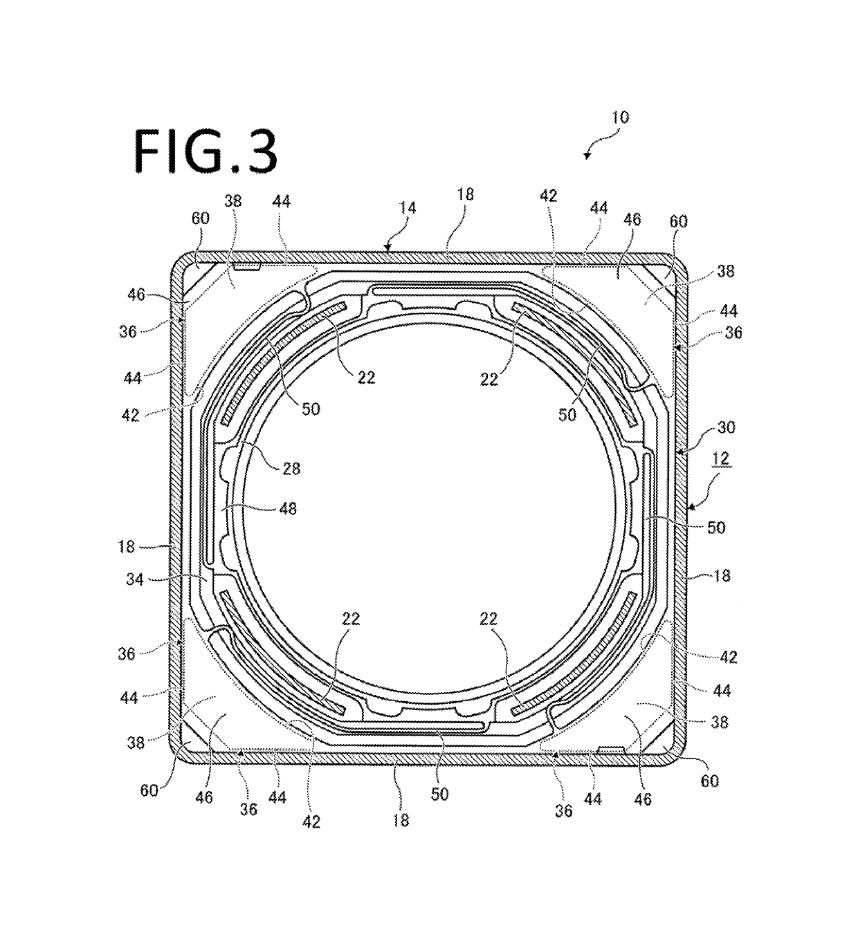 Lens driving device, camera device, and electronic apparatus