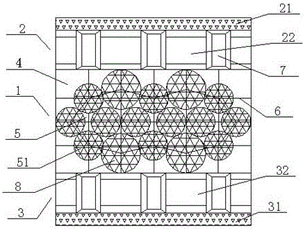 Cleaning device for high temperature flue gas and cleaning fiber balls thereof