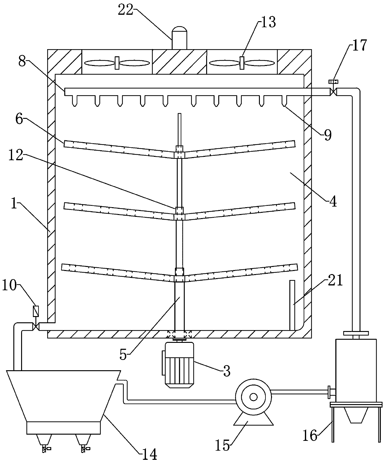 Device for cleaning and screening oranges