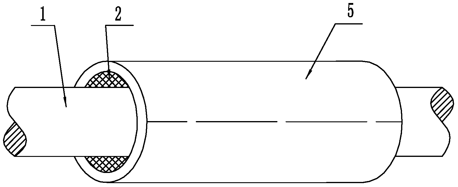 Self-vibration attenuation cable and installation method thereof