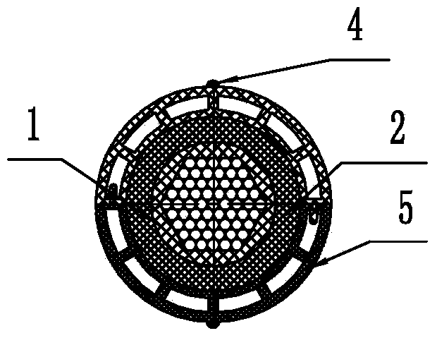 Self-vibration attenuation cable and installation method thereof