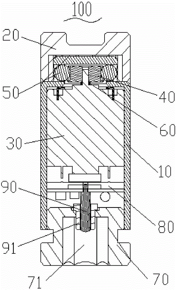 Power-free idle intelligent lock cylinder