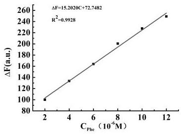 A kind of identification method of l-phenylalanine