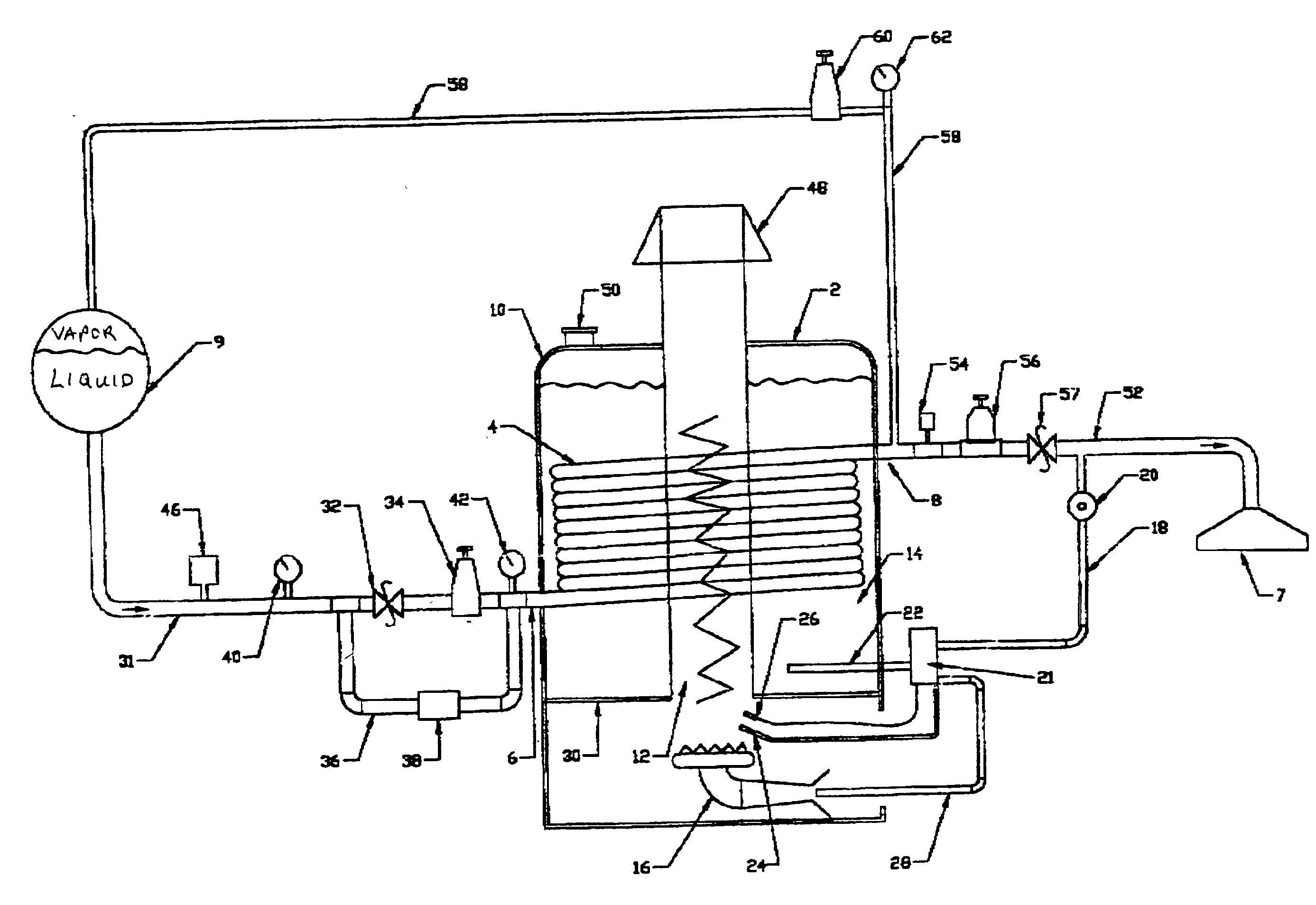 Propane vaporizer for fuel powered devices