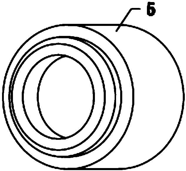 Breaking stress testing device for polyimide moulding pipe and application thereof