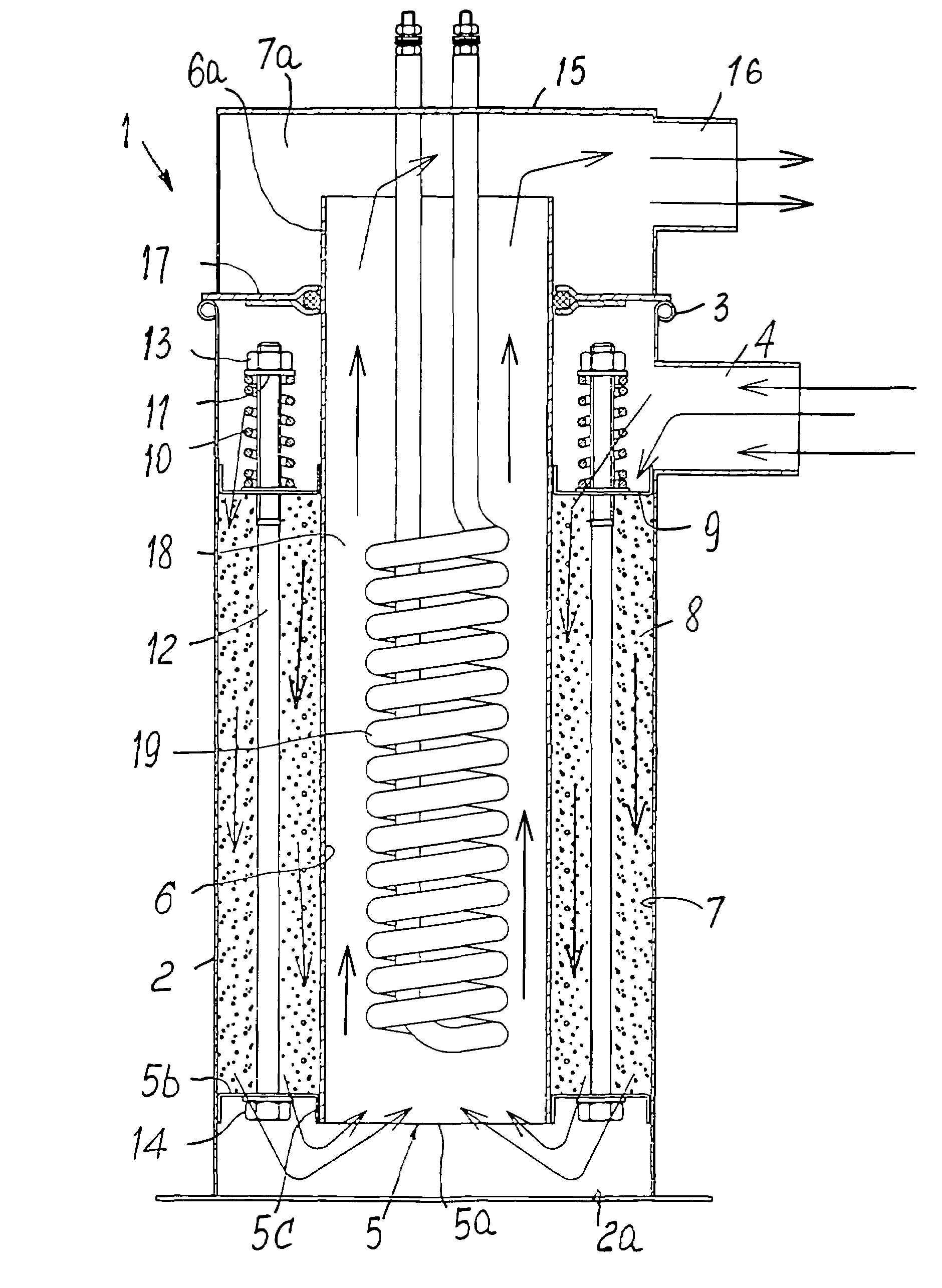 Molecular filter dehumidification apparatus and plant