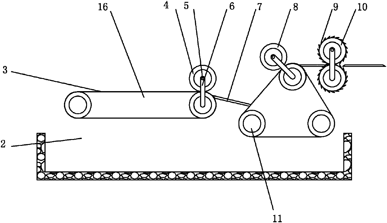 Leather wringing device