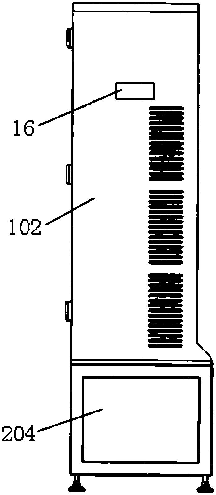 Automatically-monitoring temperature returning box for solder paste, and use method thereof