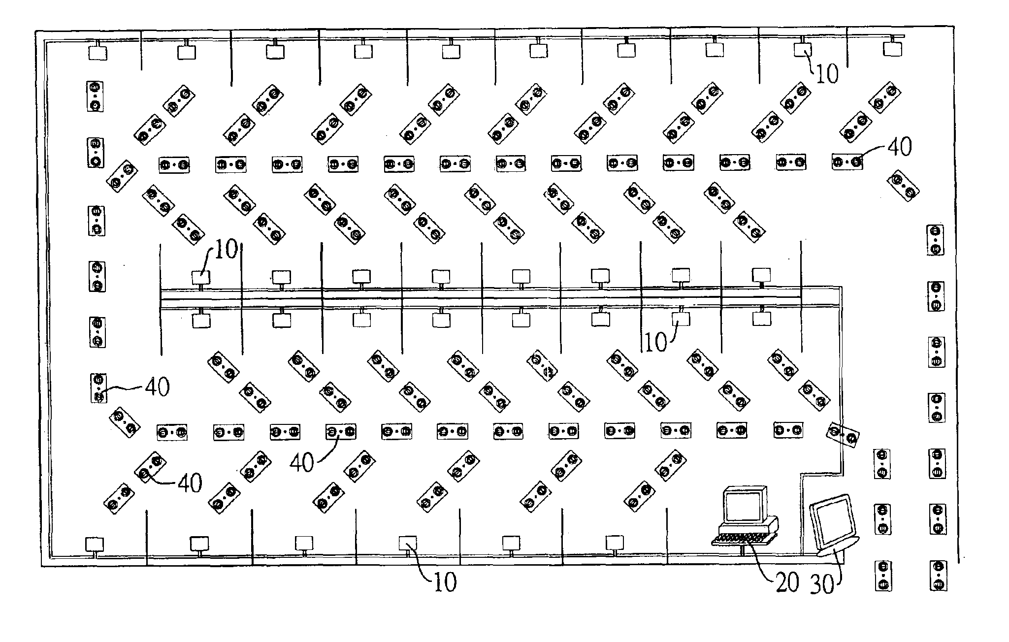 Management method and system for a parking lot