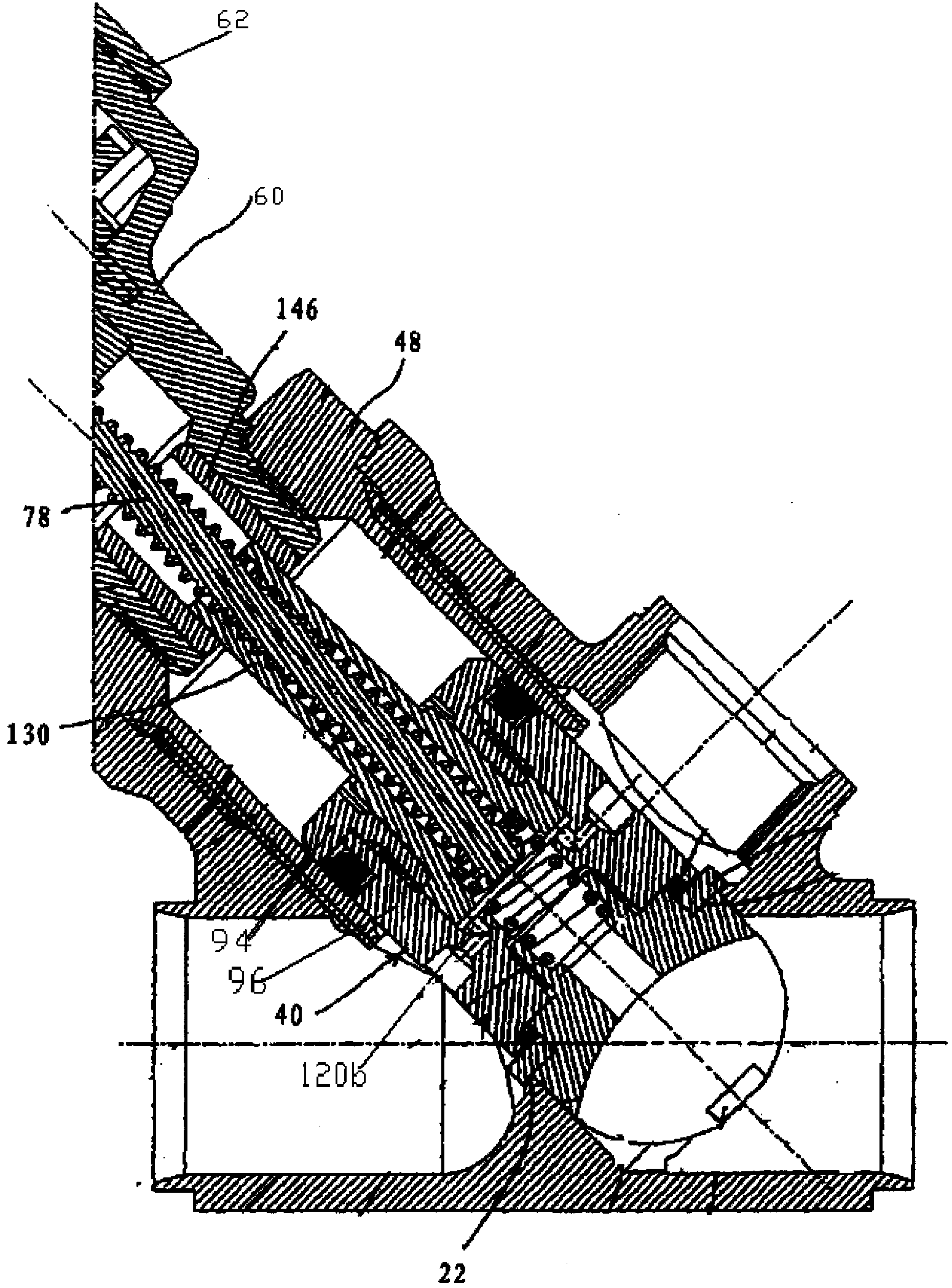 Flow adjusting valve