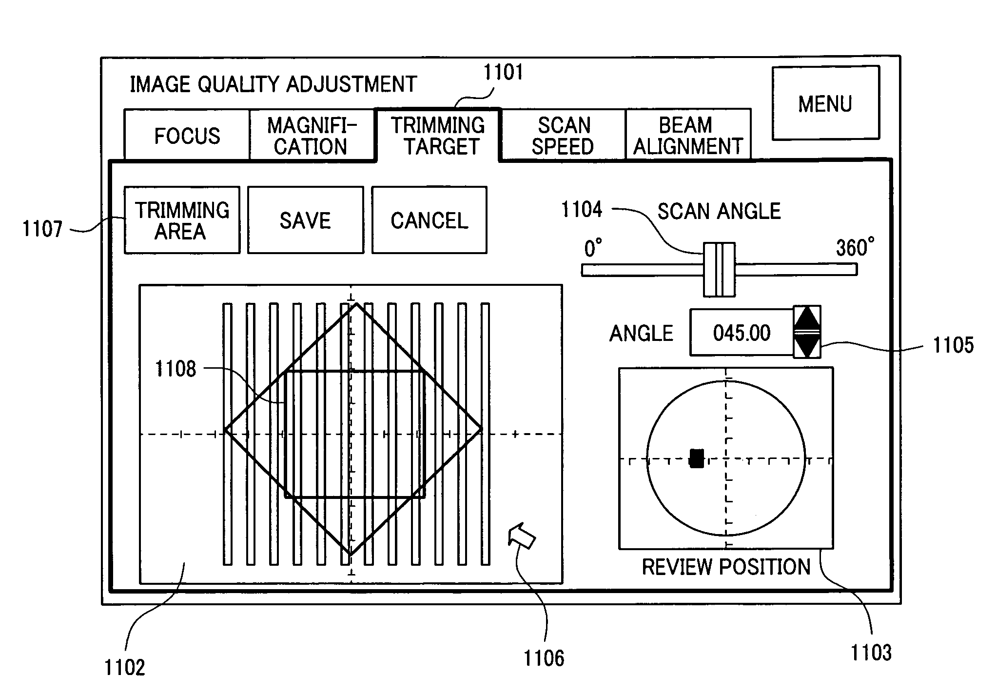 Charged particle beam apparatus for forming a specimen image