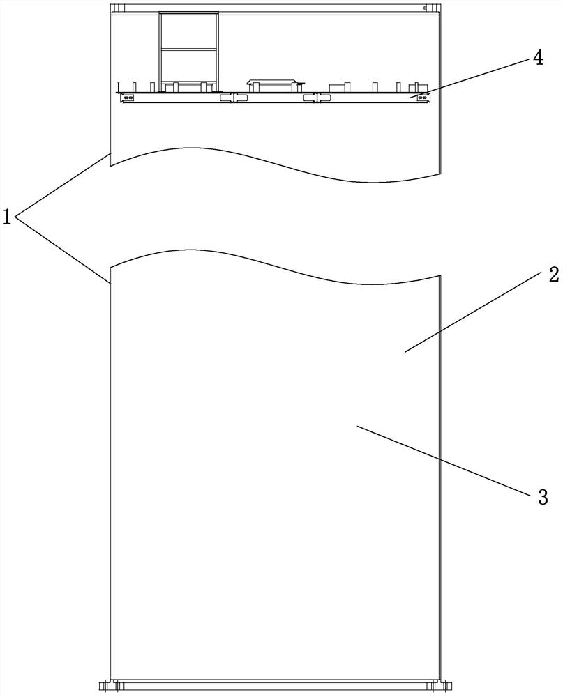 Bottom tower with pre-installed bottom platform and installation method thereof